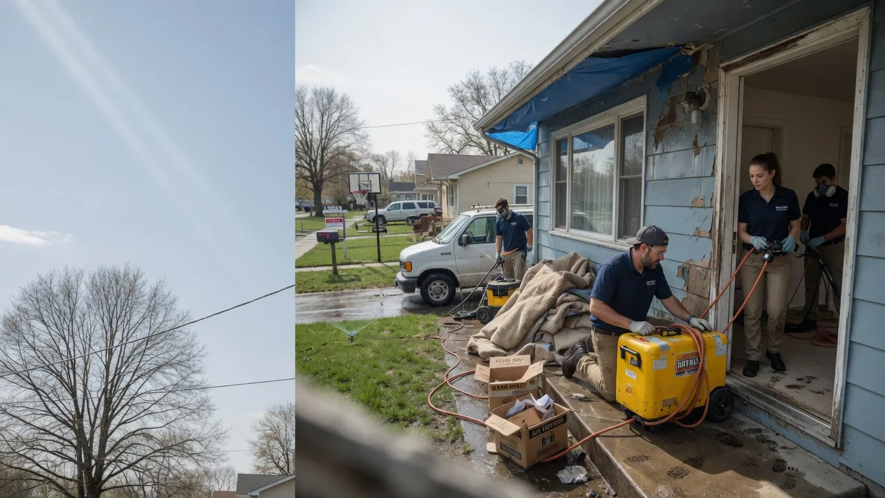 Basement Flood Cleanup in St Matthews, KY near me